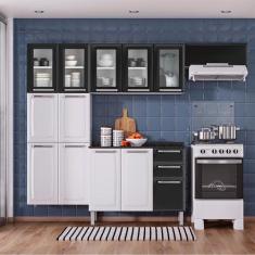 Cozinha Itatiaia Luce Compacta 4 Pecas 5 Vidros Preto
