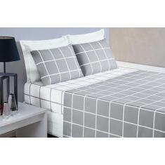 Jogo de Lençol Cama Box Austin Solteiro 03 Peças - 200 Fios - Premium 
