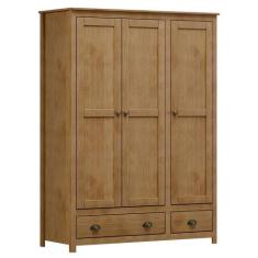 Guarda Roupa Solteiro Topázio 3 Portas e 2 Gavetas - Finestra Móveis, 