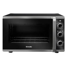 Forno Elétrico de bancada Mueller 50 litros e 3 Modos de Assar MFB50K 127V Preto