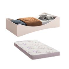 Cama Solteiro Evolutiva Luna Reller 2 em 1 com Colchão