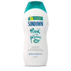 Johnson's Sundown Protetor Solar Corpo E Rosto Praia E Piscina Fps 50 350Ml