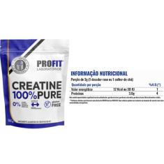 Creatina 100% pura refil 250g profit