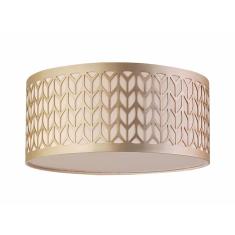 Luminária Plafon Recorte Bronze 30X15 2E27 Bivolt