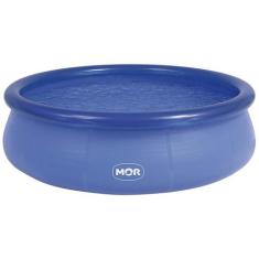 Piscina Inflável Redonda 3400 Litros Fun Mor, Azul