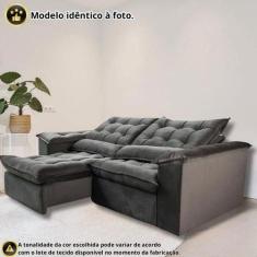 Sofá Retrátil e Reclinável Ipanema 2,00m de Largura com Molas Ensacada