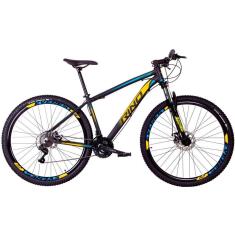 Bicicleta Aro 29 Rino Everest Color 24V Cambios Shimano  Freio Hidraulico  Suspensão C/ Trava-Unissex