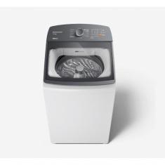 Máquina de Lavar Brastemp BWF14AB 14kg Automática com Smart Sensor Design Compacto Cinza e Branco 110V