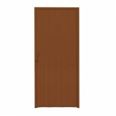 Porta Sanfonada PVC Polifort 210cmx100cm Mogno