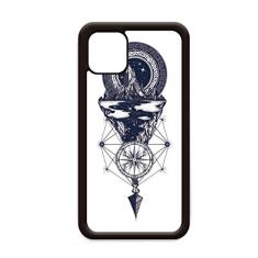 Capa Iceberg Compass Stars Art Pattern para iPhone 12 Pro Max para Apple Mini Mobile Case