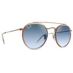 Óculos de Sol Ray-Ban 0RB3647NL 90683F Tam 51 / Bronze - Lentes Azul Gradiente