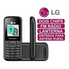 Celular Simples Barato P/ Idoso Lg B220 Dual Chip Ótimo Sinal Rural 2G