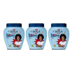 Creme Skala 1Kg Mais Crespinhos-Kit C/3Un