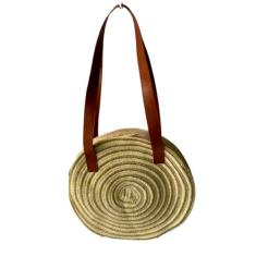 Bolsa de Palha Feminina Redonda Victtoria Voice