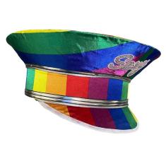 Quepe Chapéu Arco-Íris Sexy Adulto Fantasia Carnaval