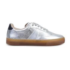 Tênis Feminino Bebecê Prata e Preto - T213-Feminino