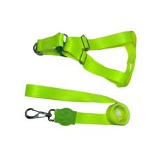 Coleira Peitoral Neon Americano 25Mm Para Cães - Amarelo Nº6