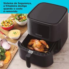 Fritadeira Air Fryer 7L Black & Decker AFD7Q Preta 127V