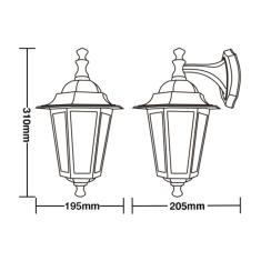 Arandela Taschibra tlf 27 Branco E27 Bivolt