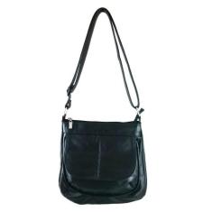 Bolsa Transversal Top Grife Couro Preto - Topgrife
