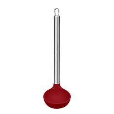 Concha de Silicone com Cabo Inox Vermelho UP Home - UD071