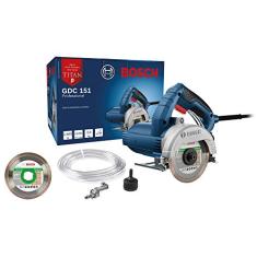 Bosch Serra Mármore Gdc 151 Titan 1500W 127V Com 1 Disco E 1 Kit Refrigeração, Azul