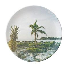 Prato decorativo de porcelana Salver Prato de jantar para jantar