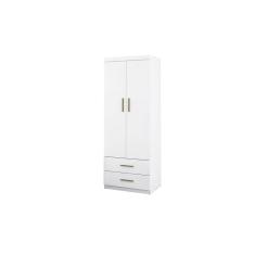 Guarda Roupa Infantil 2 Portas Chiara Branco Brilho - Phoenix