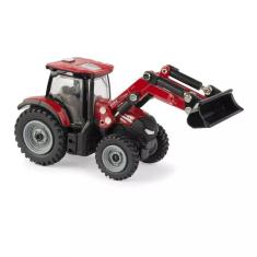 Miniatura 1/64 Trator Pá Carregadeira Case Ih Maxxum 145