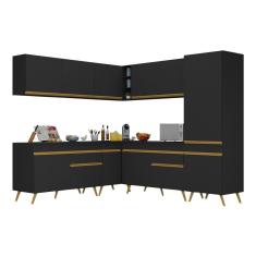 Armário de Cozinha Completa de Canto Veneza Multimóveis V2066