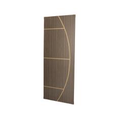 Kit com 4 Folhas de Porta Madeira Decorada 210x90cm Espessura 3,5cm Gaúcha Mgm Carvalho Quebec