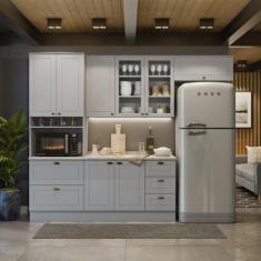 Cozinha Compacta 8 Portas 5 Gavetas Emily - Espresso Móveis