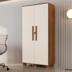 Armário para Escritório Multiuso 2 Portas com Chave 100% MDF Dacar - C
