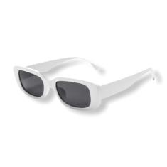 Óculos De Sol Retrô Futura Lente Branco Blogueira Moda Uv - Propria