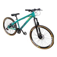 Bicicleta Aro 26 Vikingx Tuff 30 Aluminio Suspensão Dianteira Mtb Frei