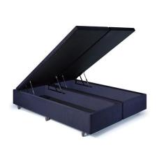 Base Box Baú Casal Bipartido 138x188x42cm com Pistão a Gás - B&G
