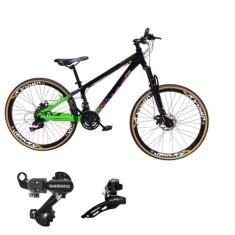 Bicicleta Vikingx Aro 26 Tuff 44 Aluminio Cambio Shimano Traseiro Dian