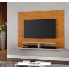 Painel Sion Para Tvs Até 55 Polegadas Candian Cinamomo/ Off White