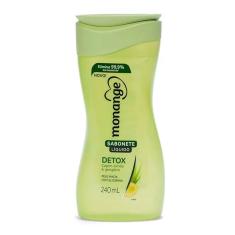Sabonete Líquido Monange Detox 240ml