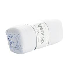 Kit 2 Fronhas + 1 Lençol de Malha Casal Super King Venesa, Branco