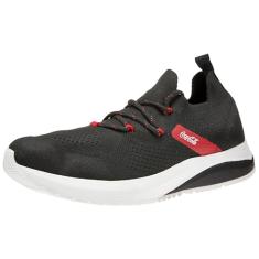 Tênis Coca-Cola Shoes, X-Fly Spark, Masculino, Preto/Vermelho, 41