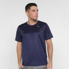 Camiseta Puma Performances Ss Masculina, Azul, P