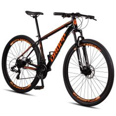 Bicicleta Aro 29 Dropp SW 24 Vel Câmbio Shimano Quadro Alumínio MTB-Unissex