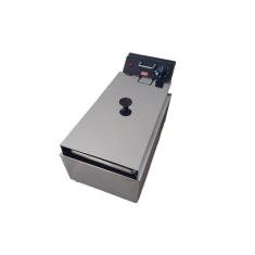 Fritadeira Elétrica 2 litros com Tampa Uso Doméstico - Magfryer Inox ,