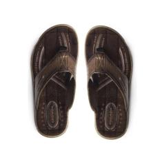 Chinelo Masculino Pegada Couro 131663, 41, Cravo