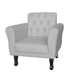 Poltrona Decorativa Classic Capitonê Suede Diversas Cores - DS Estofad