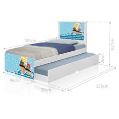 Bicama Ursinho Pirata - Mais de Casa