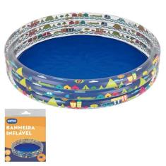 Banheira Piscina Inflável Infantil 450 Litros Redonda - Mor 
