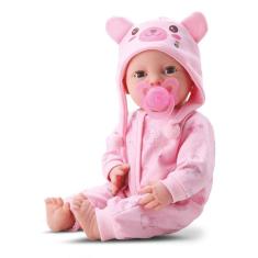 Boneca Newborn Brincando de Pijama Divertoys 8191