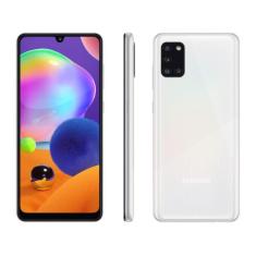 Smartphone Samsung Galaxy A31 128 GB Branco - Câm.Quádrupla + Selfie